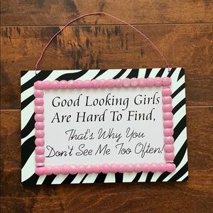 Zebra and Pink Wall Art